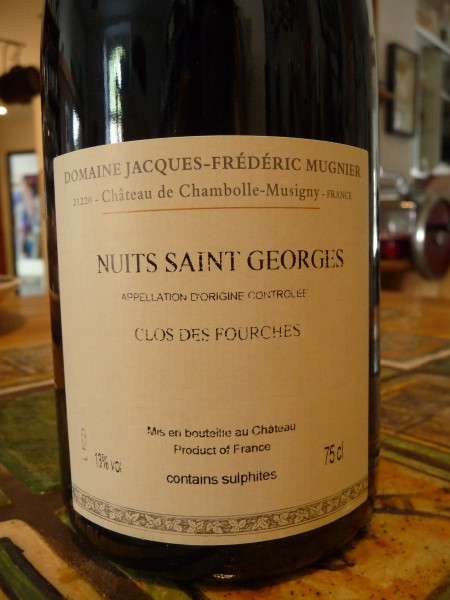 Nuits St. Geaorges "Clos des Fourches" 2023